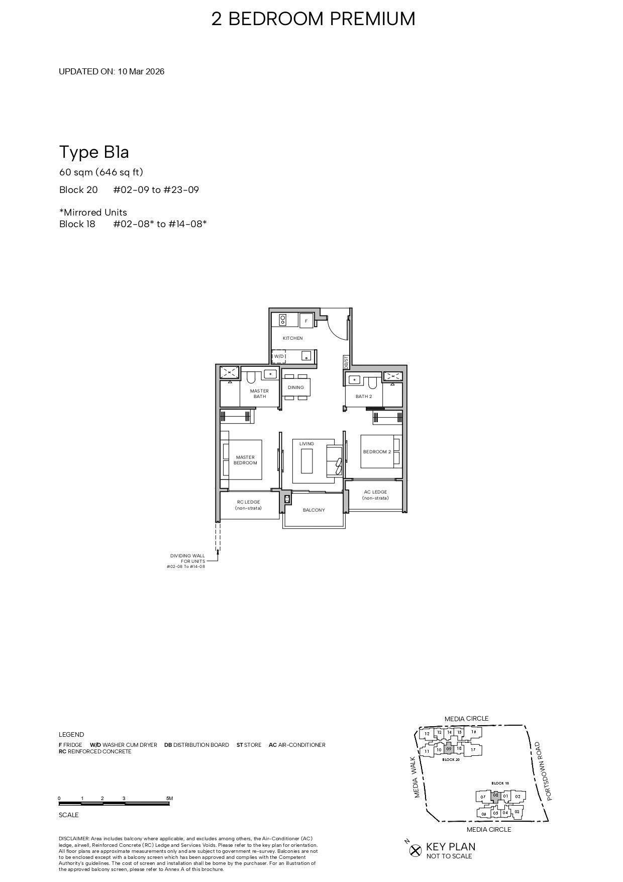 2 Bedroom Floor Plan