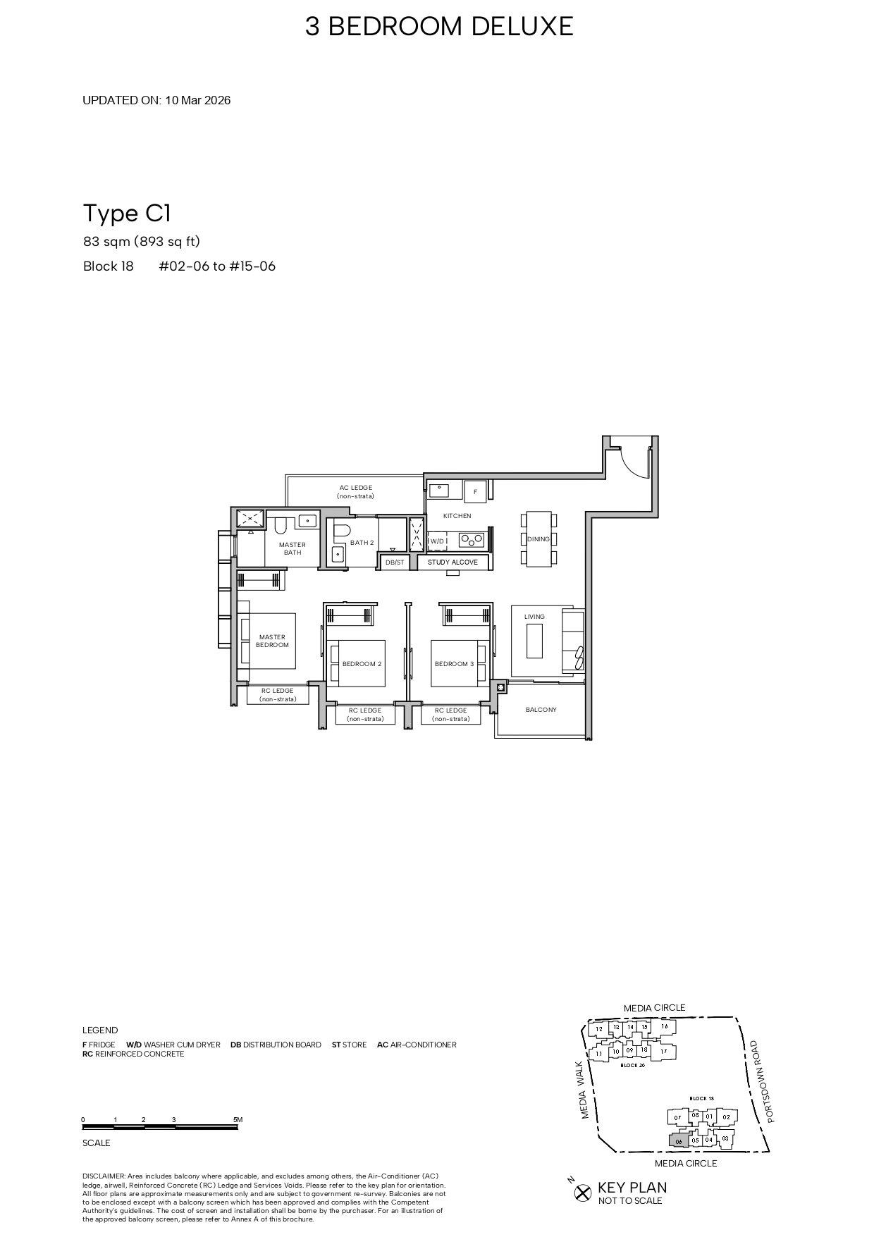 3 Bedroom Floor Plan