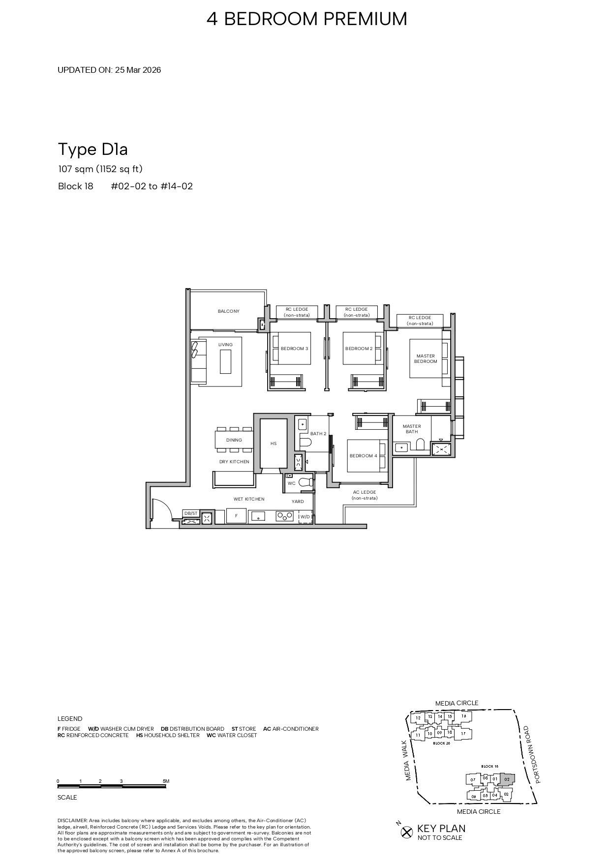 4 Bedroom Floor Plan